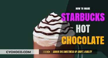 Savor the Sweetness: Homemade Starbucks Hot Chocolate Delight