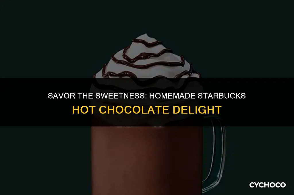 how to make starbucks hot chocolate