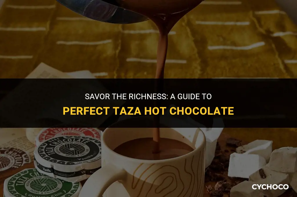 how to make taza hot chocolate