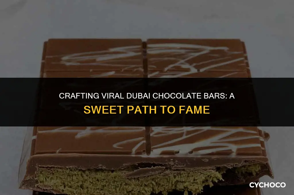 how to make viral dubai chocolate bar