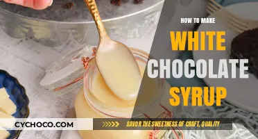 Homemade White Chocolate Syrup: A Simple and Delicious Recipe