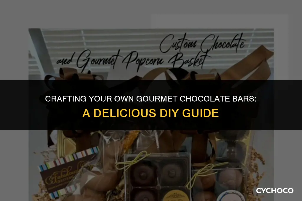 how to make your own chocolate bars