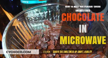 Mastering the Art of Melting 100% Cocoa Chocolate in the Microwave