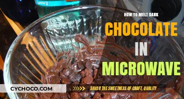 Mastering the Art of Melting Dark Chocolate in the Microwave