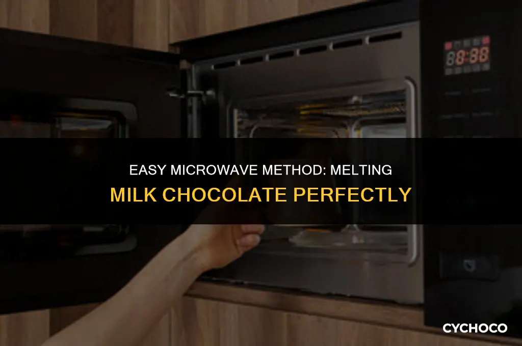 how to melt milk chocolate in microwave