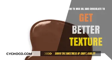 The Art of Blending: Oil and Chocolate for a Perfect Texture