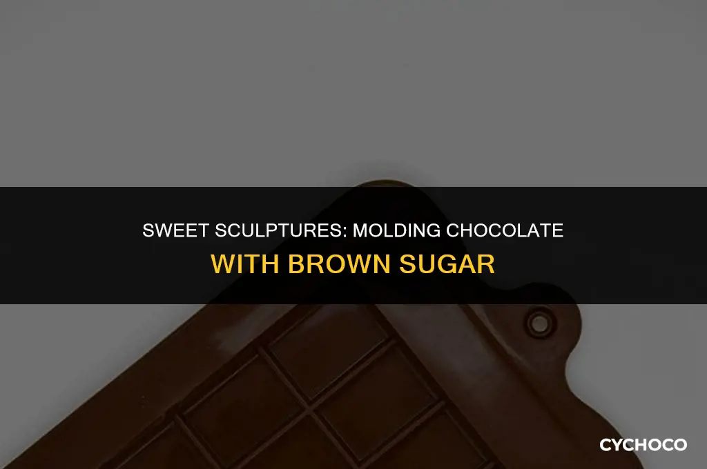 how to mold chocolate using brown sugar