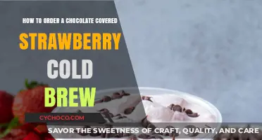 Indulge in Sweetness: Ordering the Perfect Chocolate-Covered Strawberry Cold Brew