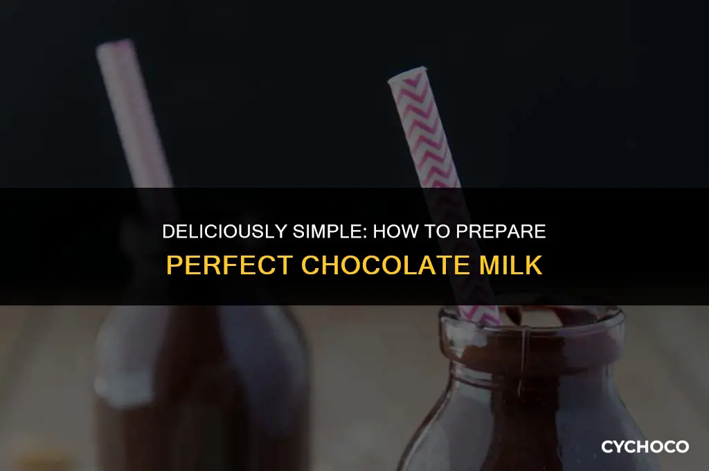 how to prepare chocolate milk