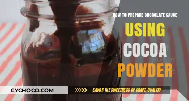 Decadent Homemade Chocolate Sauce: A Cocoa Powder Recipe