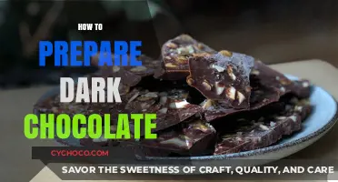 Mastering the Art of Dark Chocolate Preparation: A Step-by-Step Guide