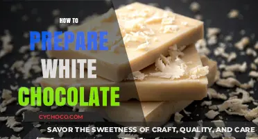 Mastering the Art of White Chocolate Preparation: A Step-by-Step Guide
