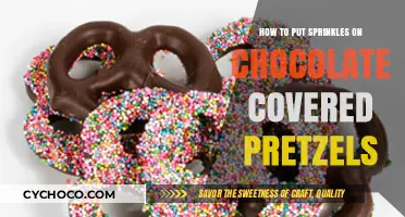 Sweet and Salty Delight: Adding Sprinkles to Chocolate-Covered Pretzels