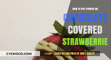 Creative Confections: Striping Chocolate-Covered Strawberries with Ease