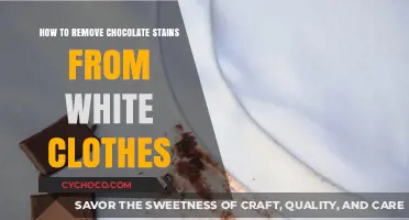 Effortless Stain Removal: Banishing Chocolate Marks from White Garments