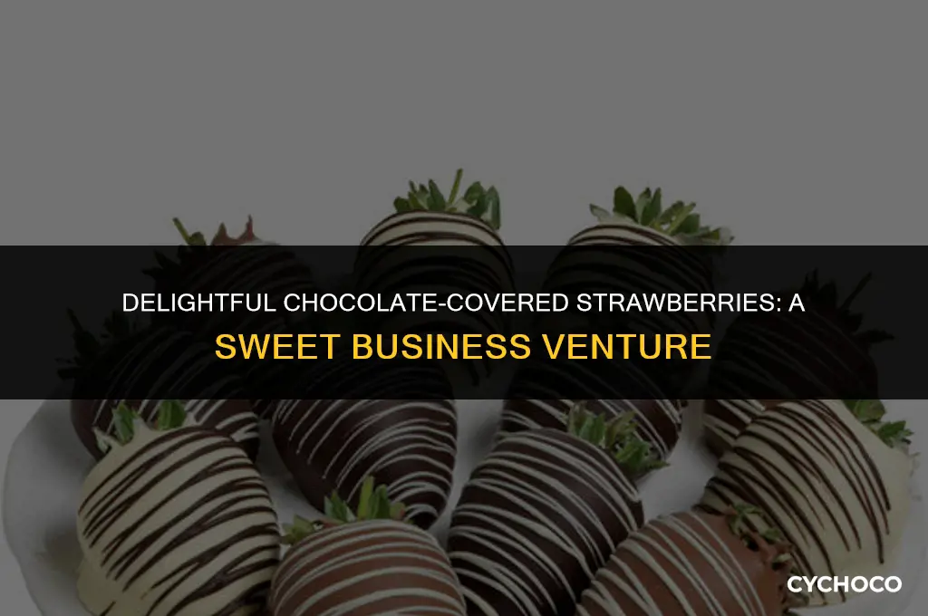 how to sell chocolate covered strawberries