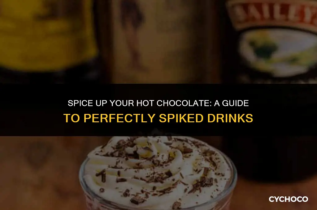 how to spike hot chocolate