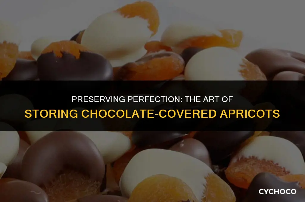how to store chocolate covered apricots