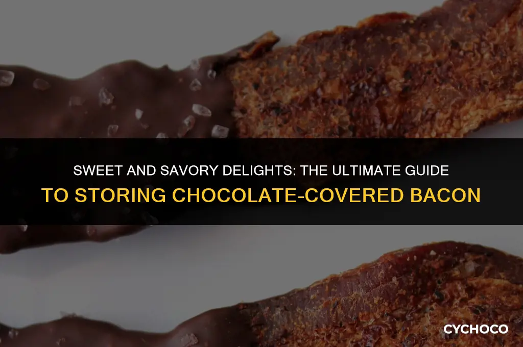 how to store chocolate covered bacon