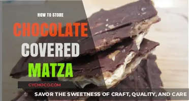 Deliciously Preserved: The Ultimate Guide to Storing Chocolate-Covered Matza