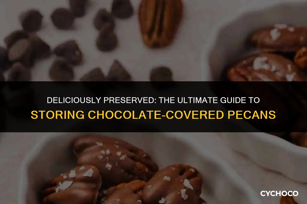 how to store chocolate covered pecans