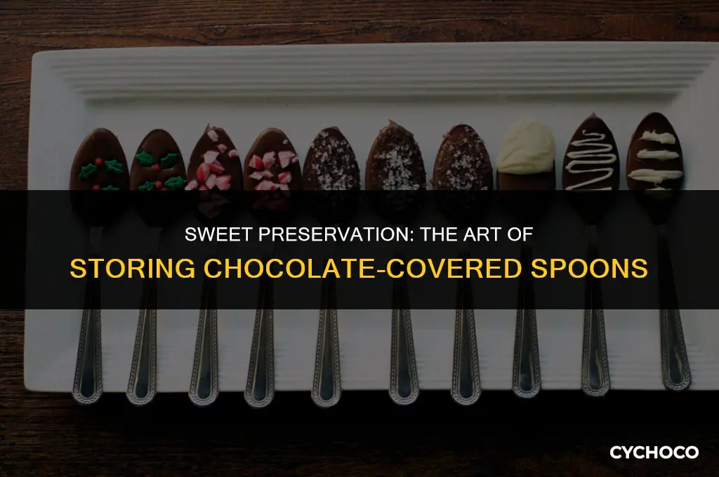 how to store chocolate covered spoons