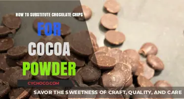 Sweet Swaps: Replacing Cocoa Powder with Chocolate Chips in Baking
