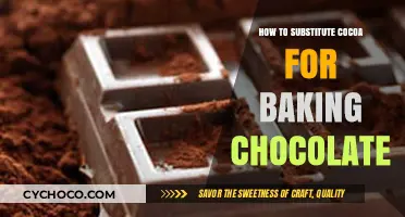 Sweet Swaps: How to Substitute Cocoa for Baking Chocolate