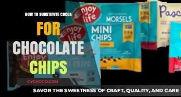 Substitute Cocoa for Chocolate Chips: A Simple Baking Hack