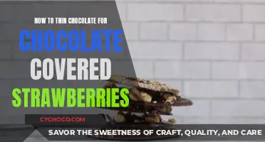 Mastering the Art of Chocolate Thinning for Perfect Chocolate-Covered Strawberries