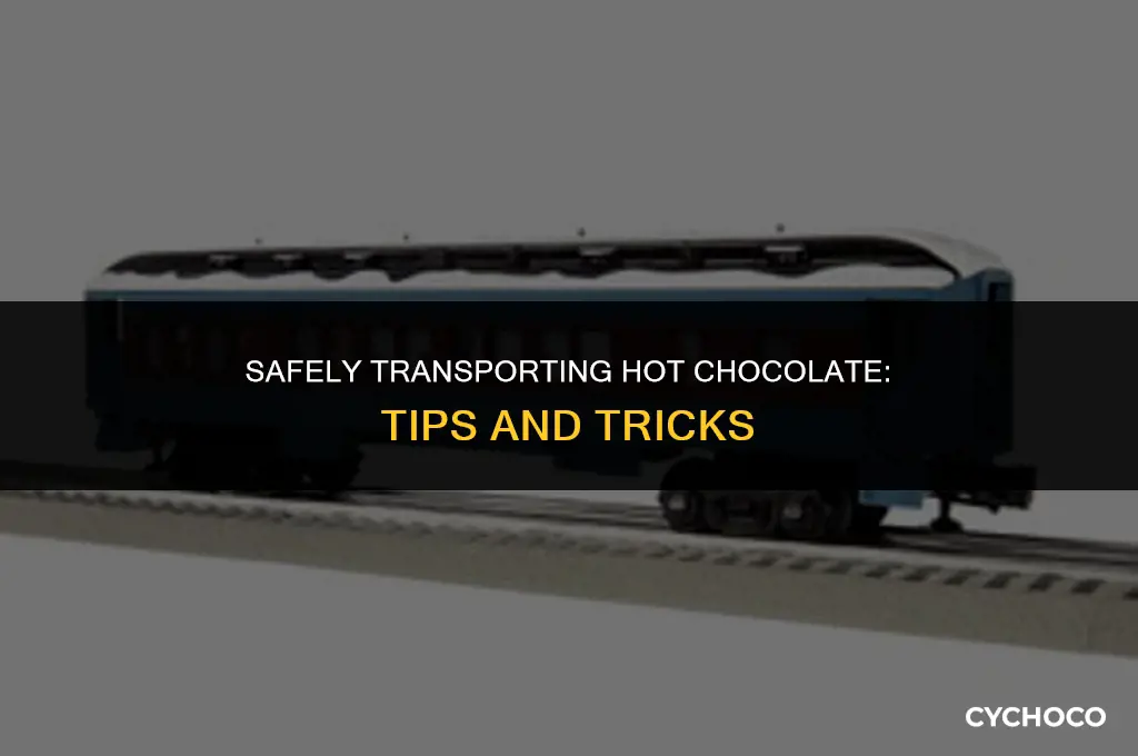 how to transport hot chocolate