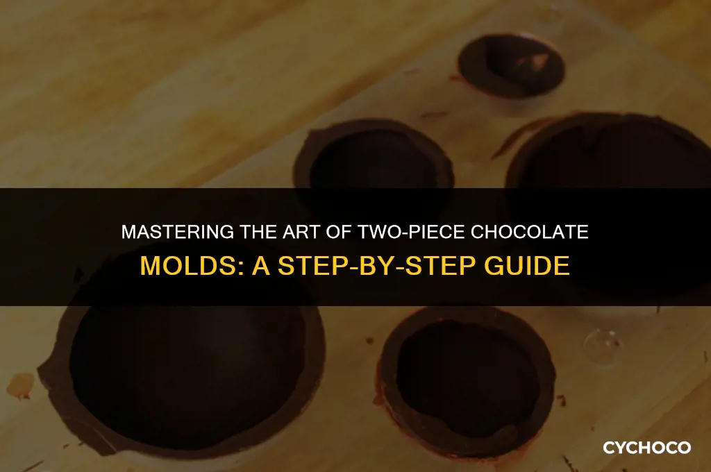 how to use 2 piece chocolate molds