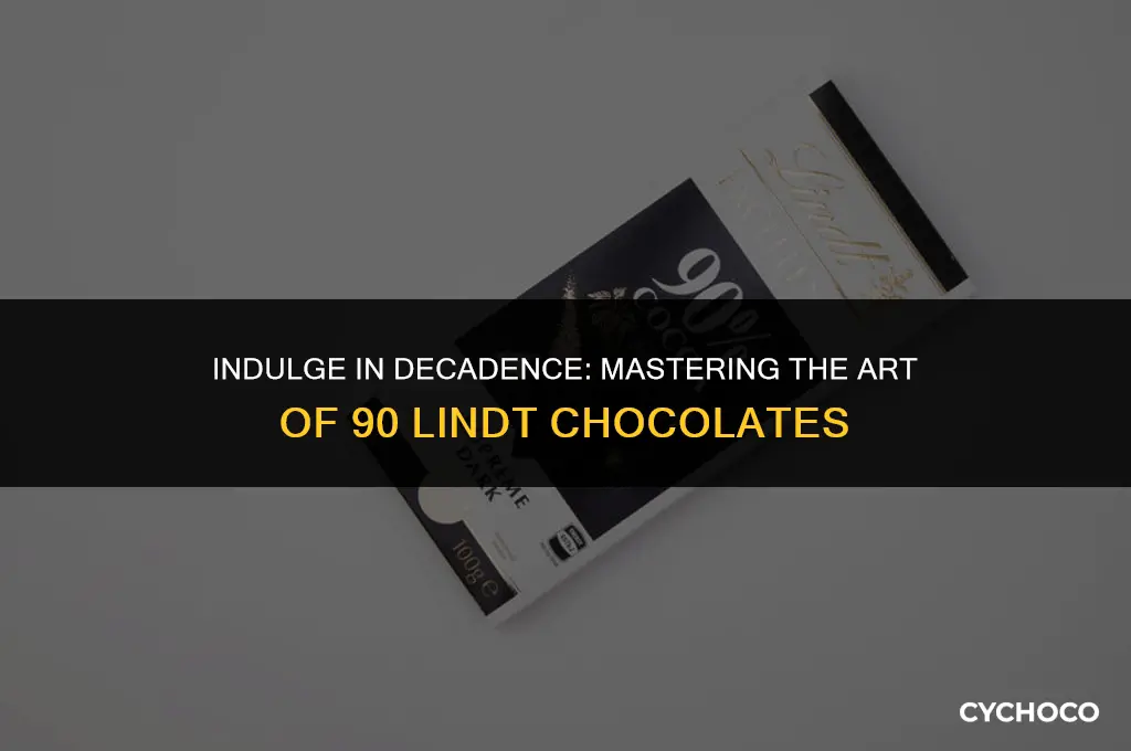 how to use 90 lindt chocolate