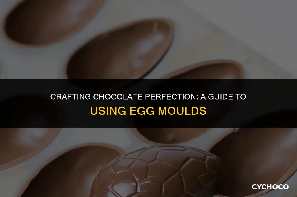 how to use a chocolate egg mould
