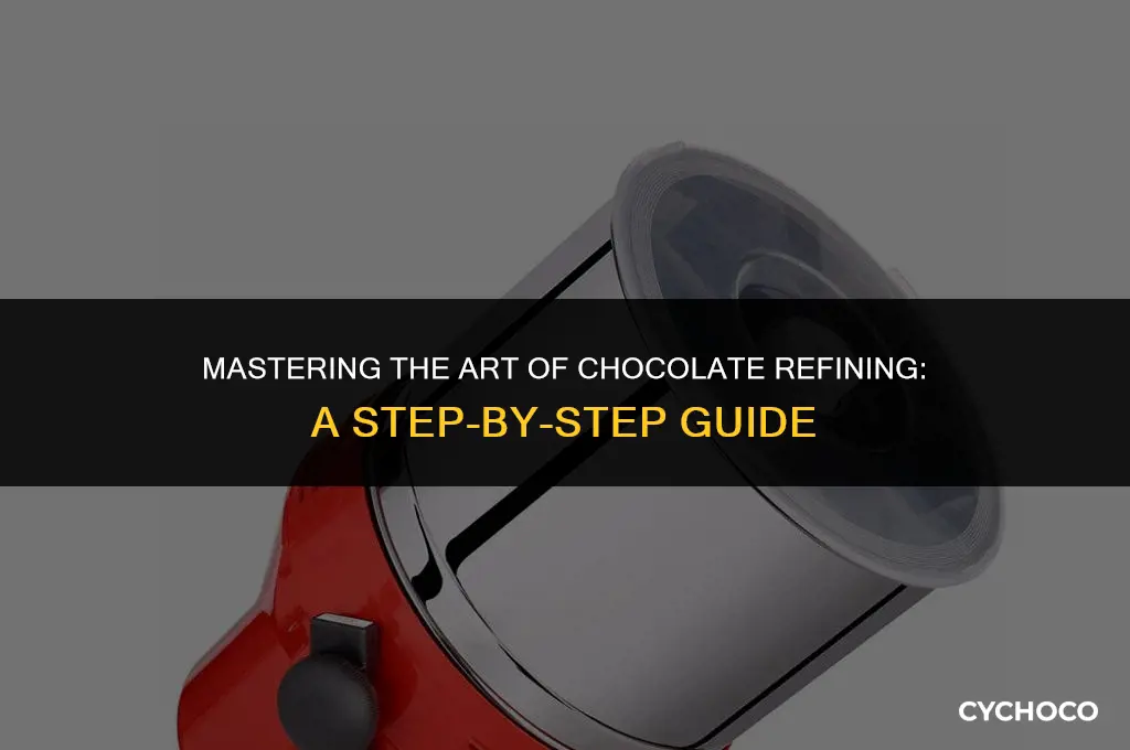 how to use a chocolate refiner