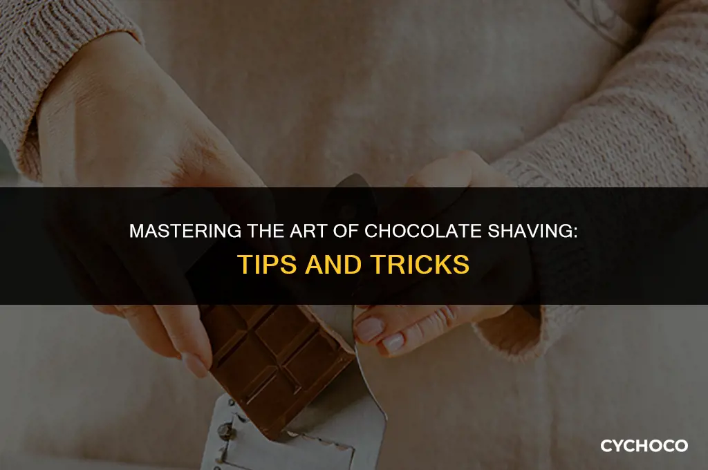 how to use a chocolate shaver