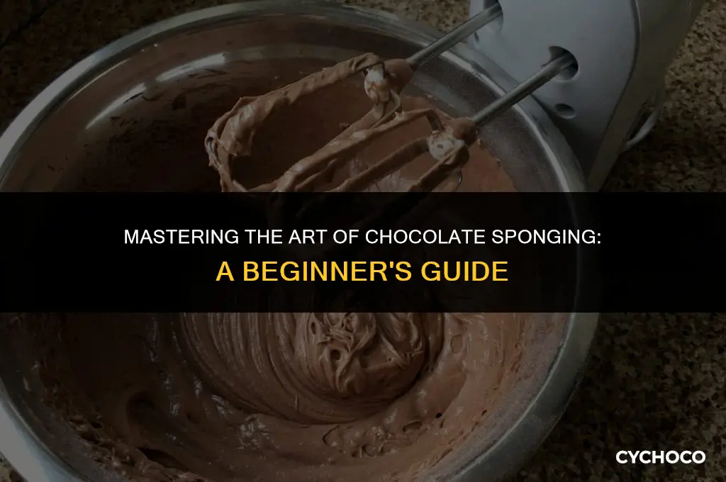 how to use a chocolate spon