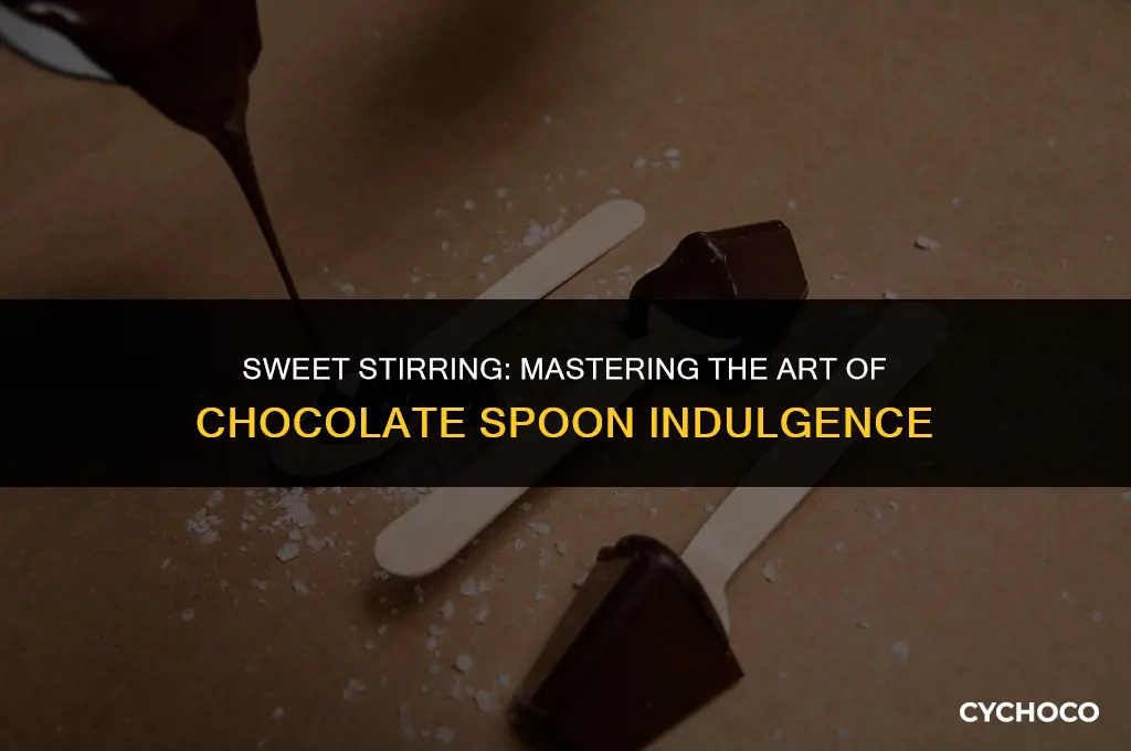 how to use a chocolate spoon