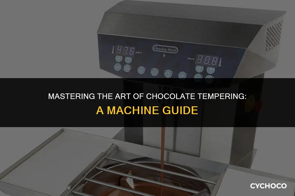 how to use a chocolate tempering machine