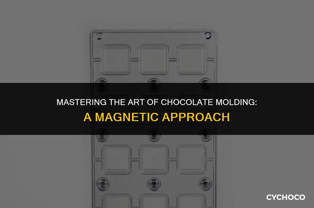 how to use a magnetic chocolate mold