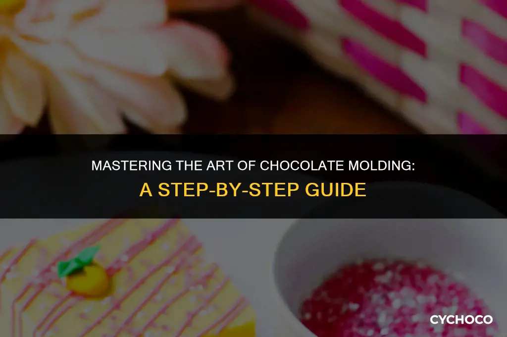 how to use a metal chocolate mold
