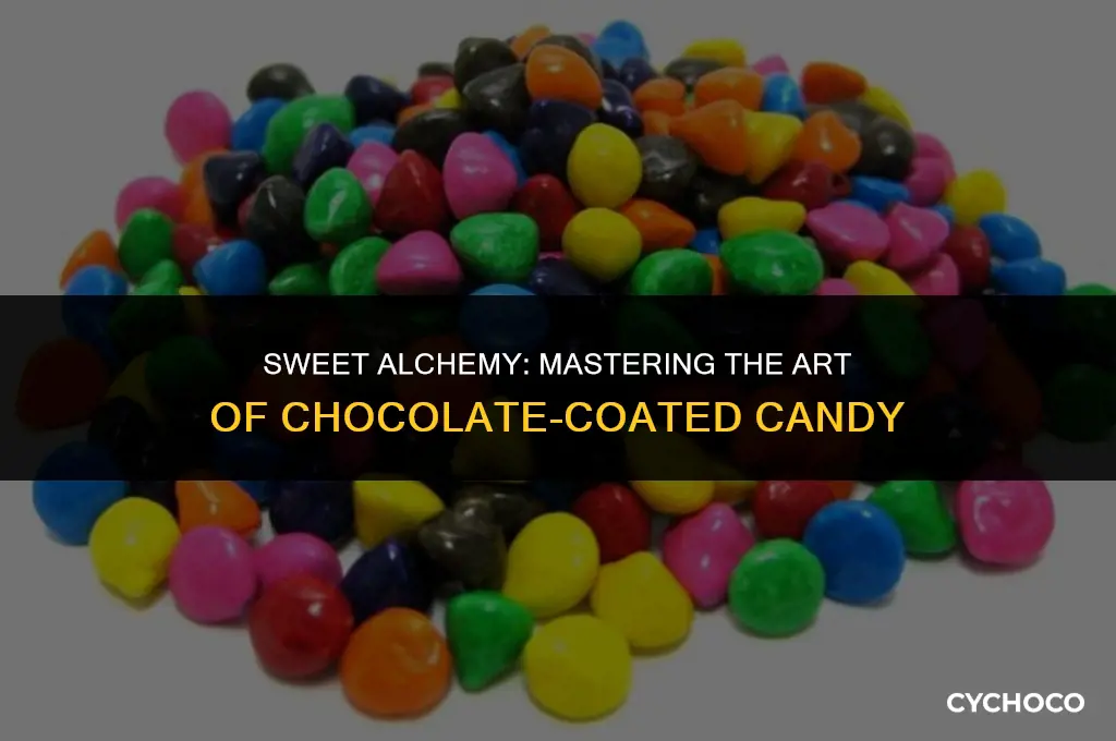 how to use bakers chocolate to coat candy