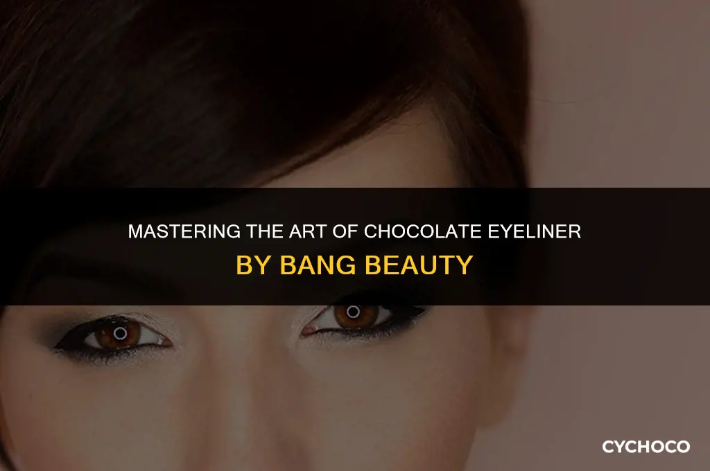 how to use bang beauty chocolate eyeliner