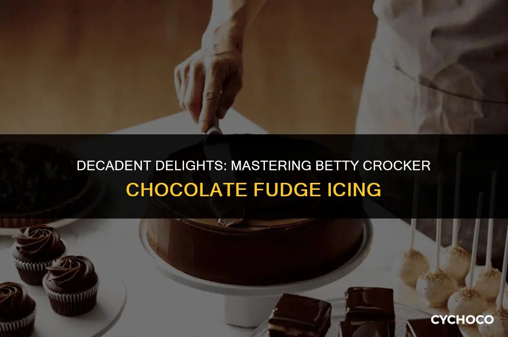 how to use betty crocker chocolate fudge icing