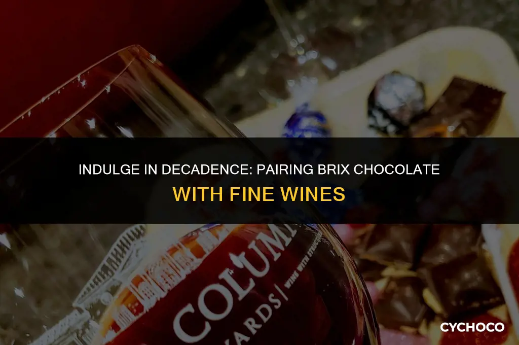how to use brix chocolate for wine