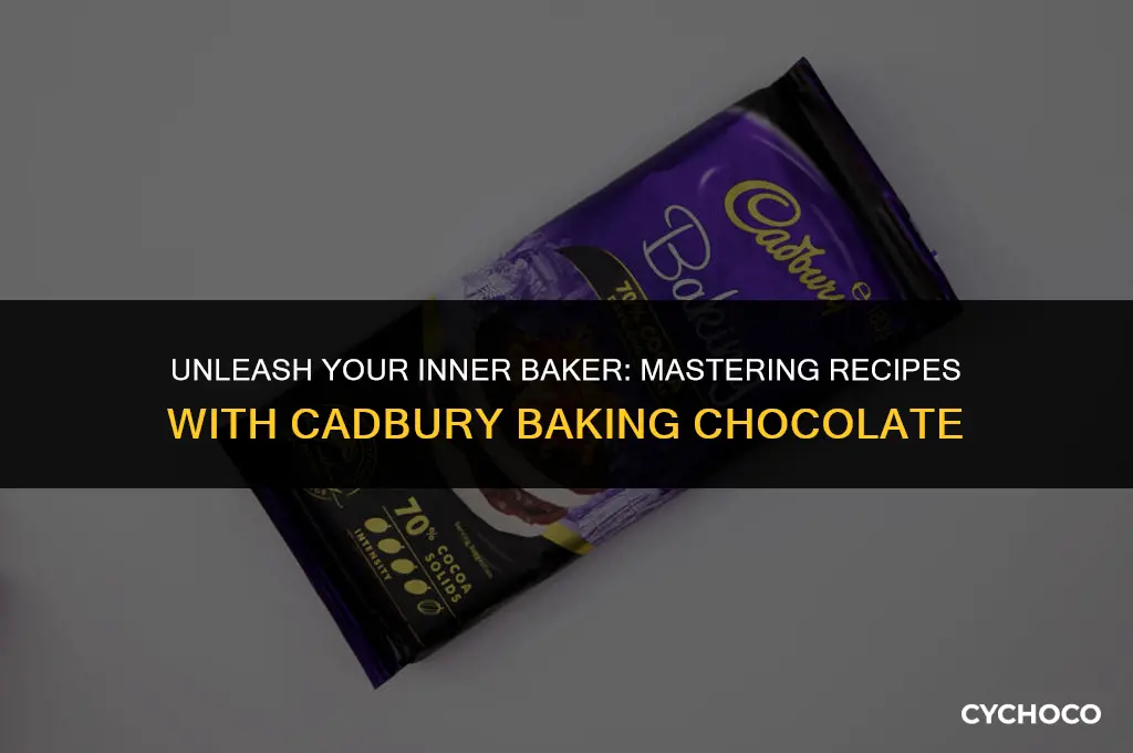 how to use cadbury baking chocolate