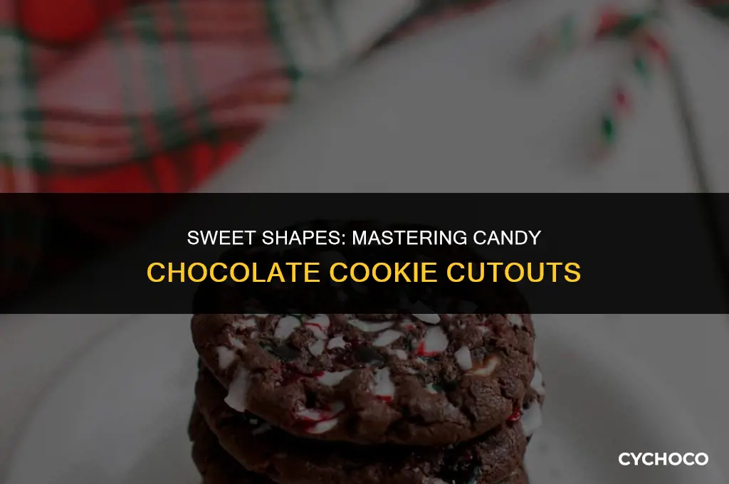 how to use candy chocolate on cookie cutouts