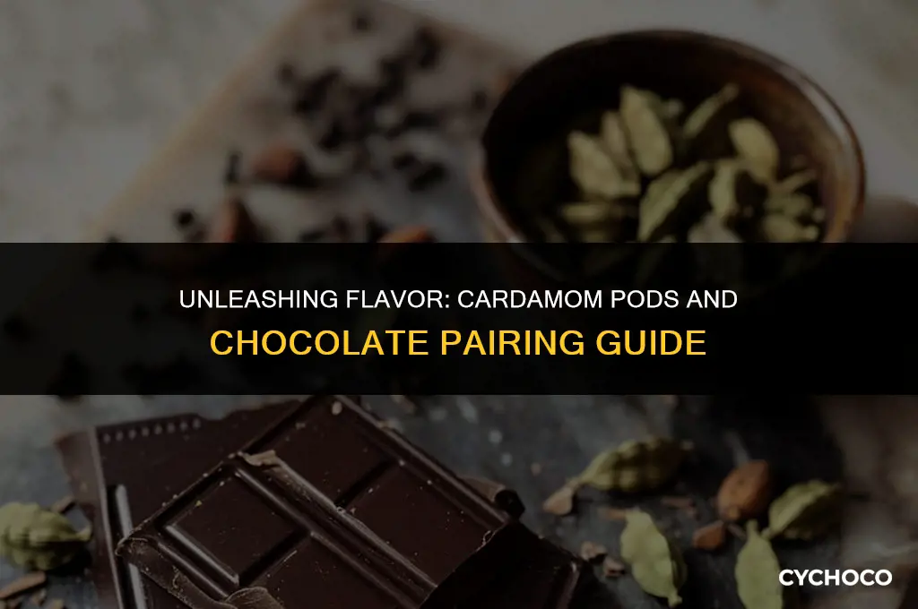how to use cardamom pods with chocolate