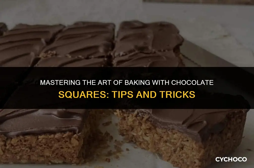how to use chocolate baking squares