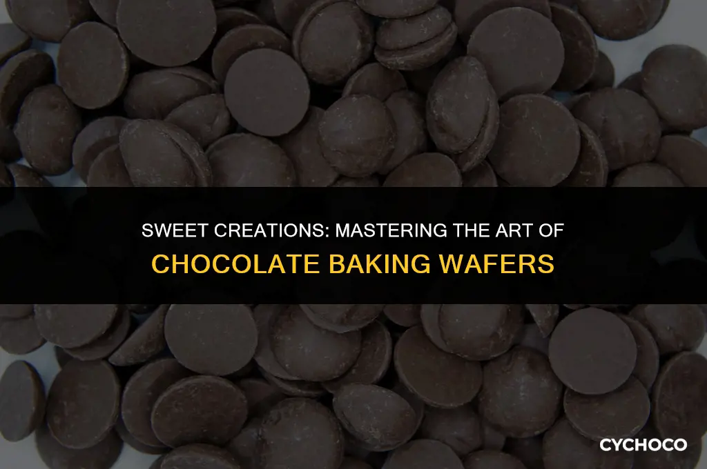 how to use chocolate baking wafers